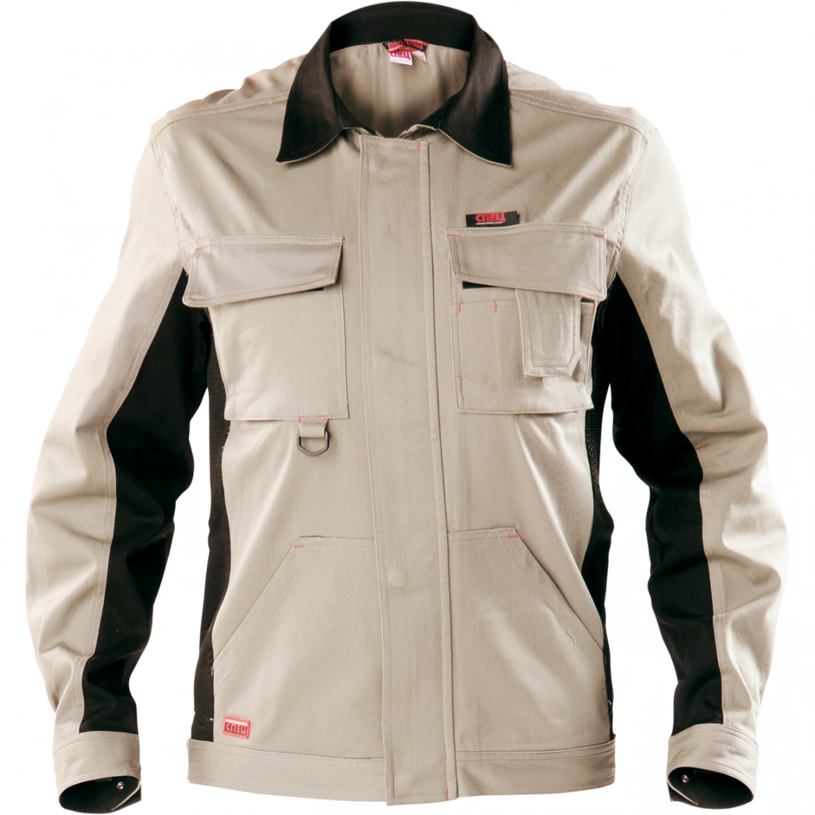 Jacket SPETS-AVANGARD beige-black Stretchtex #1