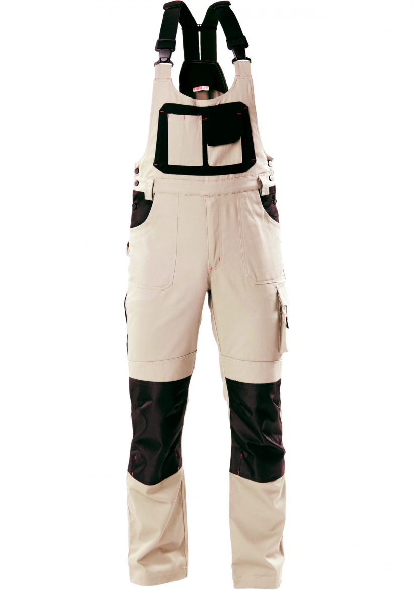 Bib overalls SPETS-AVANGARD beige-black Stretchtex #1