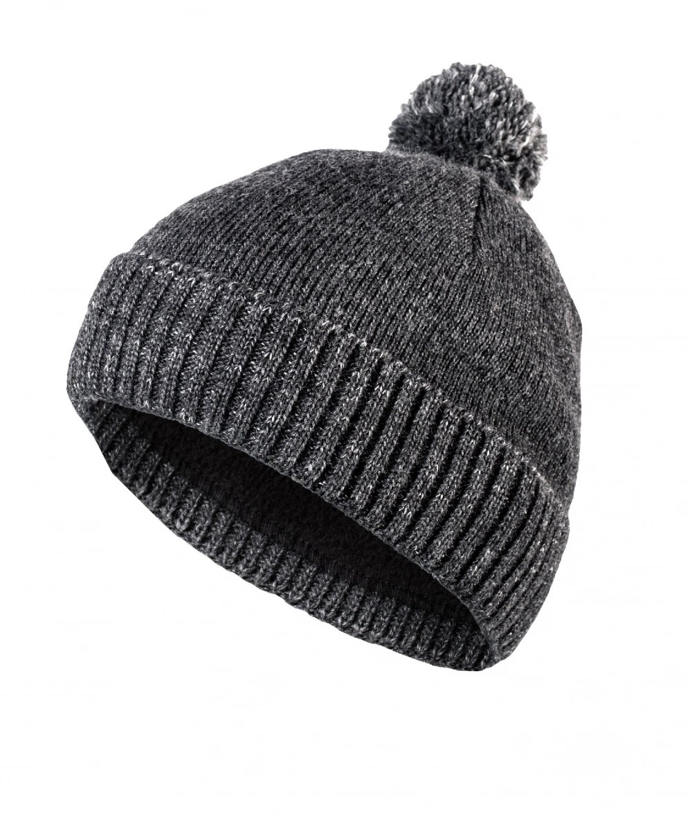 TIGEN SV beanie with pompom, anthracite #1