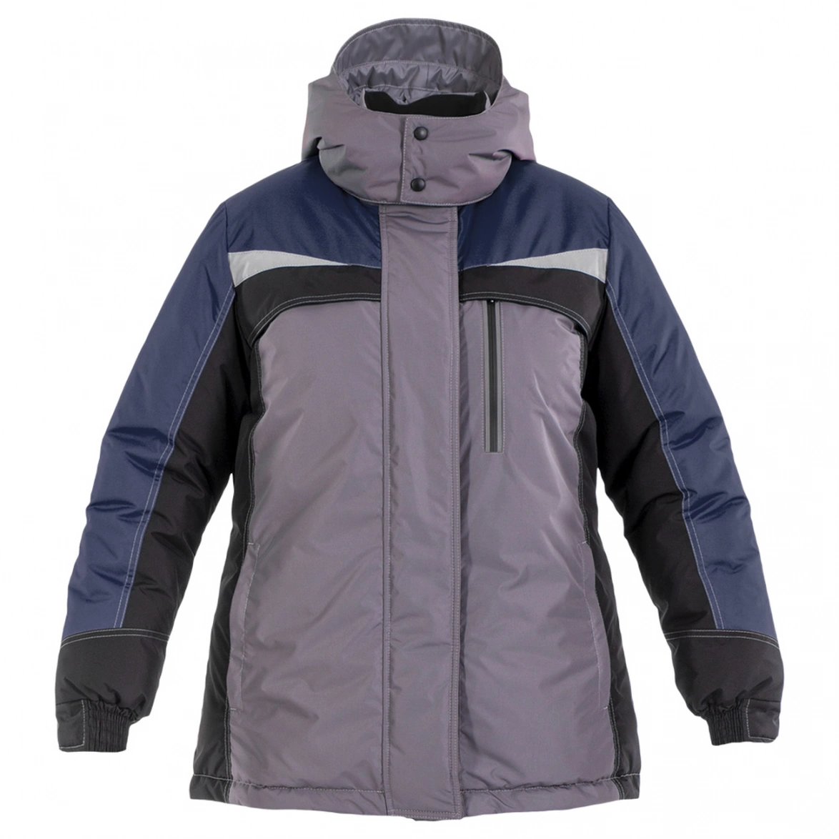 LADY SPEC-1 insulated jacket, gray-dark blue. #1
