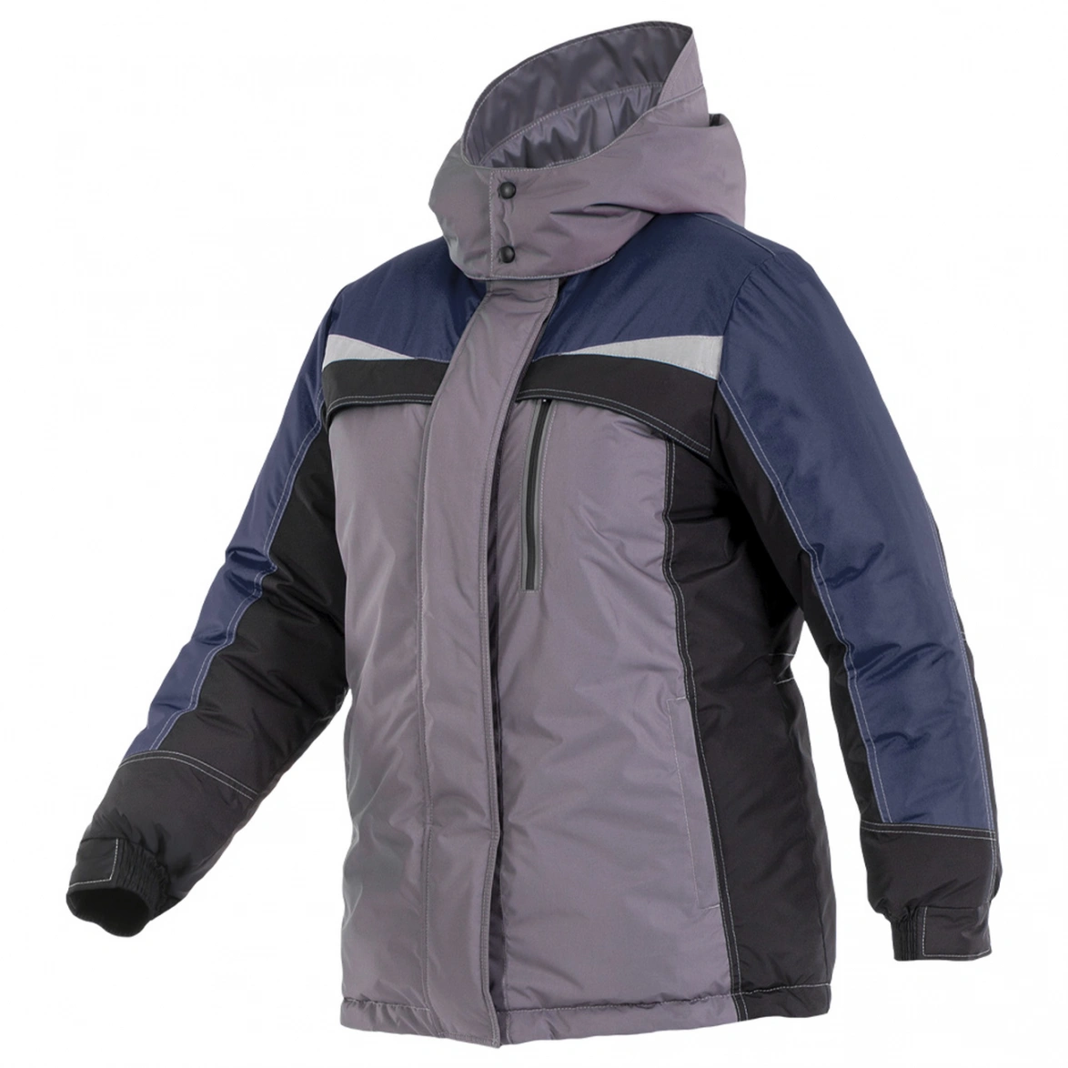 LADY SPEC-1 insulated jacket, gray-dark blue. #2