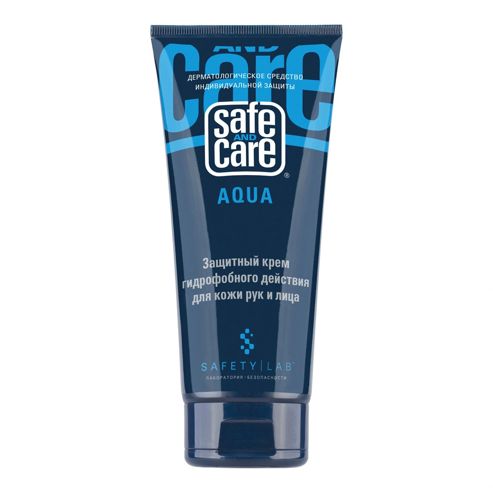 Крем защитный Safe and Care AQUA гидрофоб.действия для кожи рук и лица #1