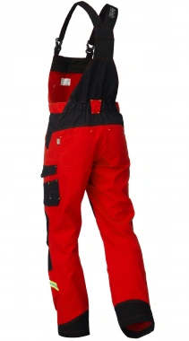 URAN red-black bib overalls Labor #2