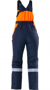 Insulated LADY SPEC bib overalls, blue-orange Nortsi #2
