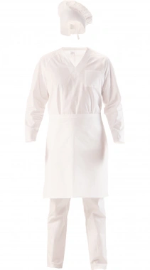 Baker's Set, white calico #1