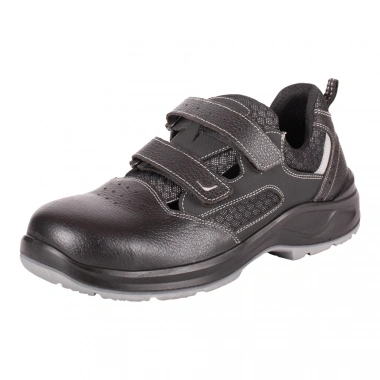 Low-cut shoes ШЕЛЬФ 1КП, perforated, black МУН200 #1