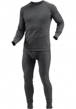 Men's 2-layer thermal underwear, dark-gray, insulated, 2-СЛ #2