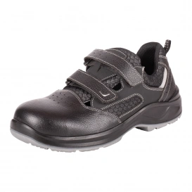 Low-cut shoes ШЕЛЬФ 1КП, perforated, black МУН200