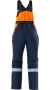 Insulated LADY SPEC bib overalls, blue-orange Nortsi #2