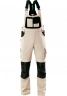 Bib overalls SPETS-AVANGARD beige-black Stretchtex
